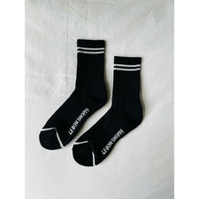 Load image into Gallery viewer, Boyfriend Socks - Black Noir