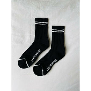 Boyfriend Socks - Black Noir