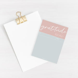 Gratitude, Love and Happy Notepad Set