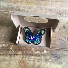 Load image into Gallery viewer, Sapphire Butterfly Pin