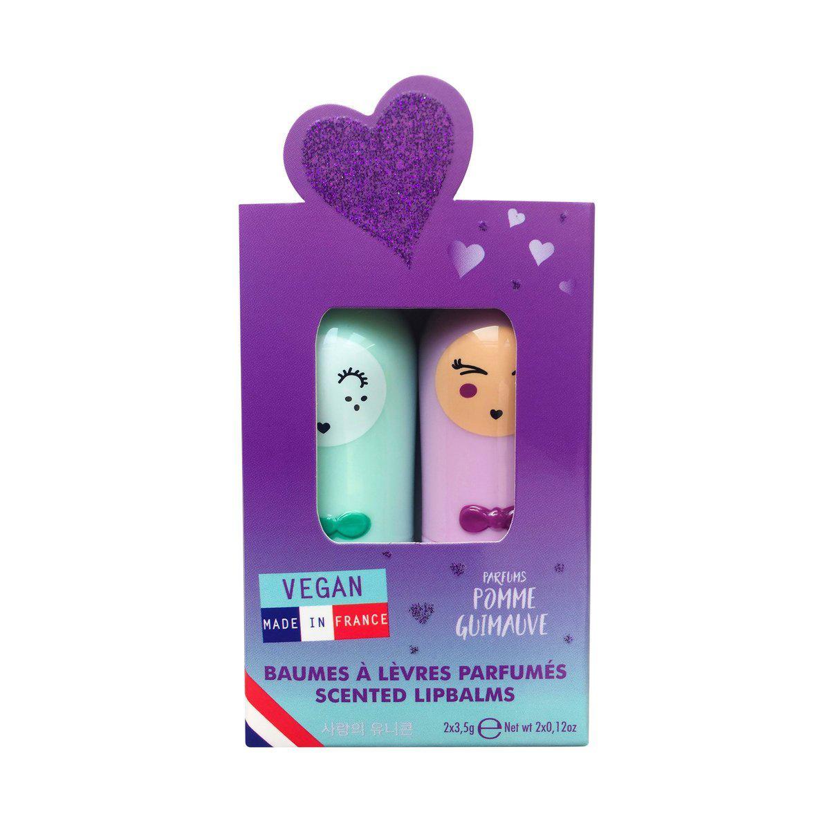 Set of 2 Bunny Lip Balms - Purple Duo