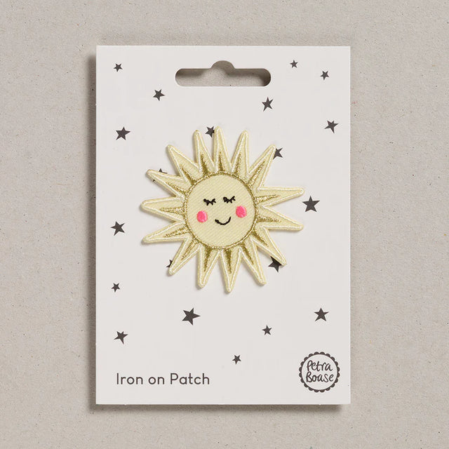 Embroidered Iron On Patch Sunshine
