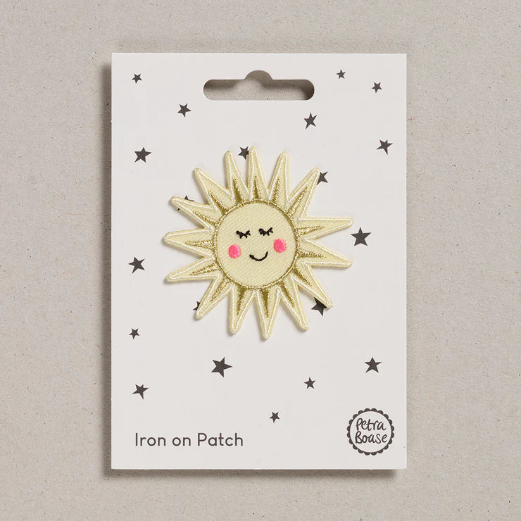 Embroidered Iron On Patch Sunshine