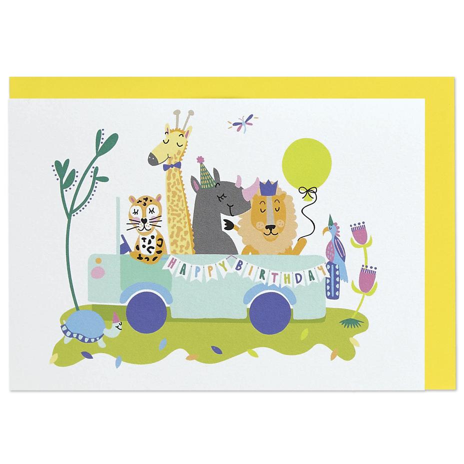 Jungle Animals Card