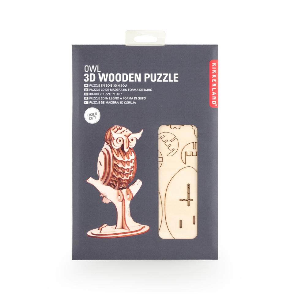 Owl 3D Wooden Puzzle