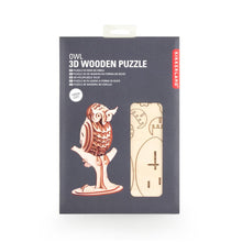 Load image into Gallery viewer, Owl 3D Wooden Puzzle
