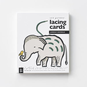 Jungle Animals Lacing Cards
