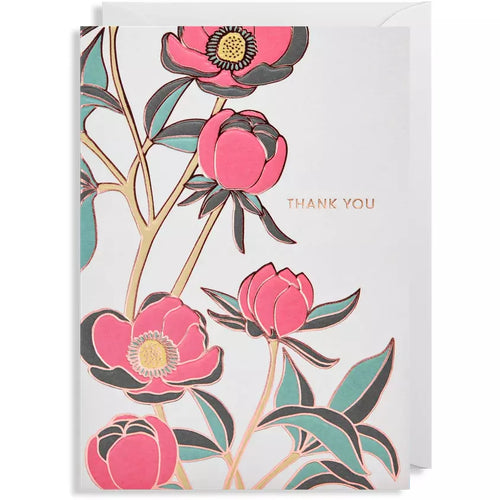 Thank You Vintage Floral Card
