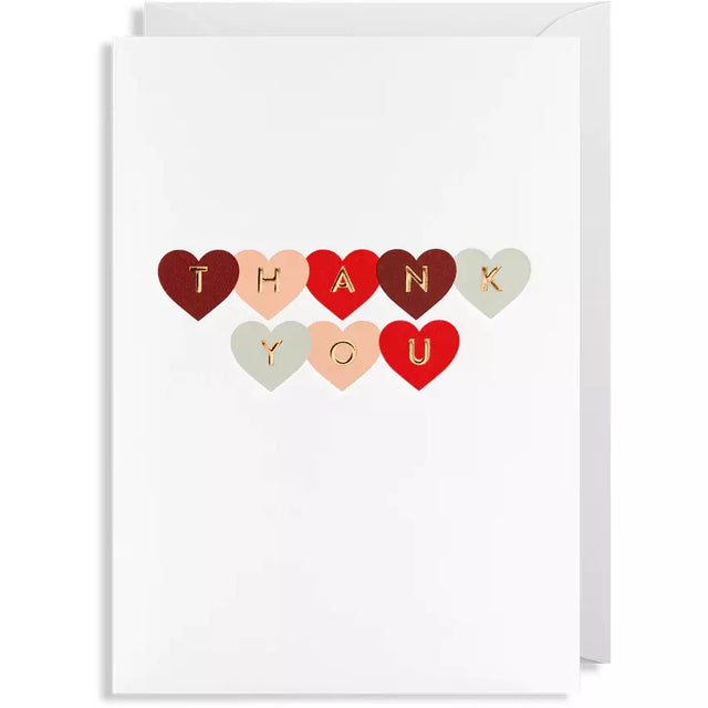 Thank You Hearts Card