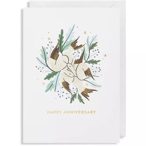 Happy Anniversary Birds Card