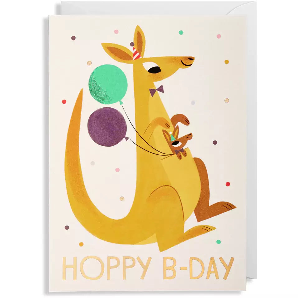 Hoppy Birthday Kangaroo Card