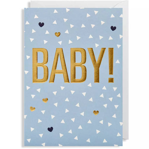 New Baby Boy Confetti Card