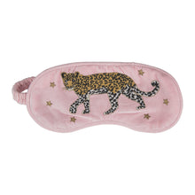 Load image into Gallery viewer, Leopard Pink Velvet Eye Mask
