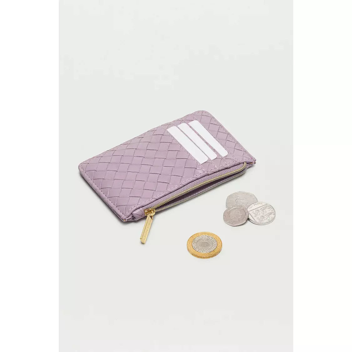 Lilac Weave Card Purse