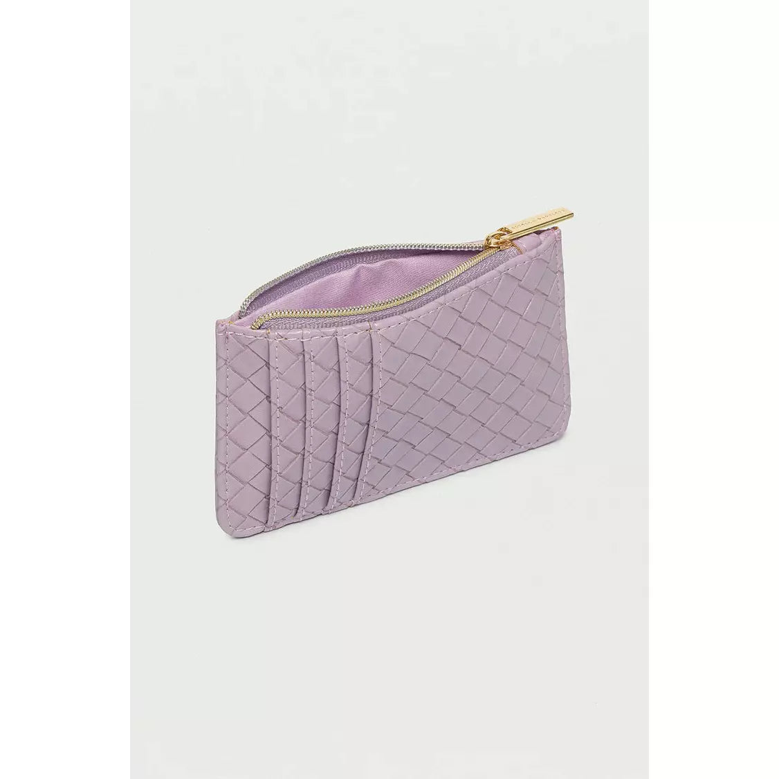 Lilac Weave Card Purse