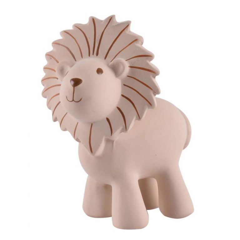 Lion Natural Rubber Rattle & Bath Toy