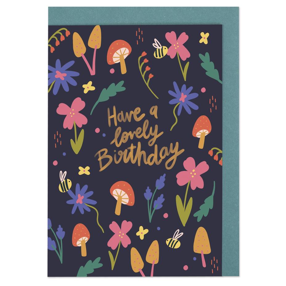 Have A Lovely Birthday Woodland Card