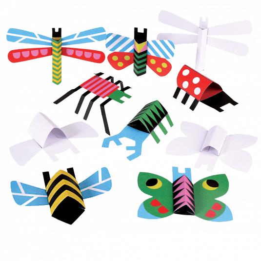 Make Your Own Cardboard Bugs