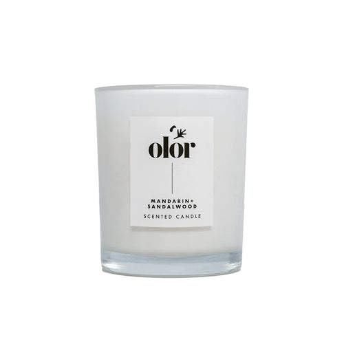 Mandarin And Sandalwood Scented Candle