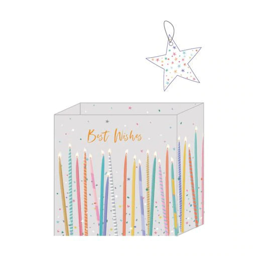 Medium Candles Best Wishes Gift Bag