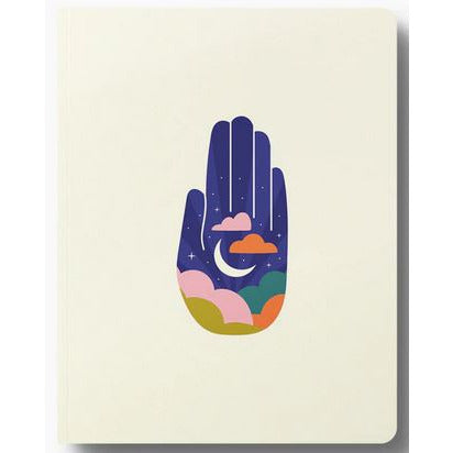 Midnight Hamsa Lined Notebook