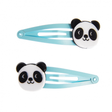 Load image into Gallery viewer, Panda Hair Clips
