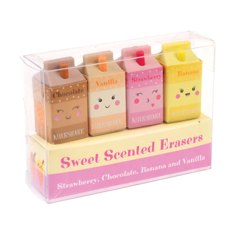 Scented Milkshake Erasers