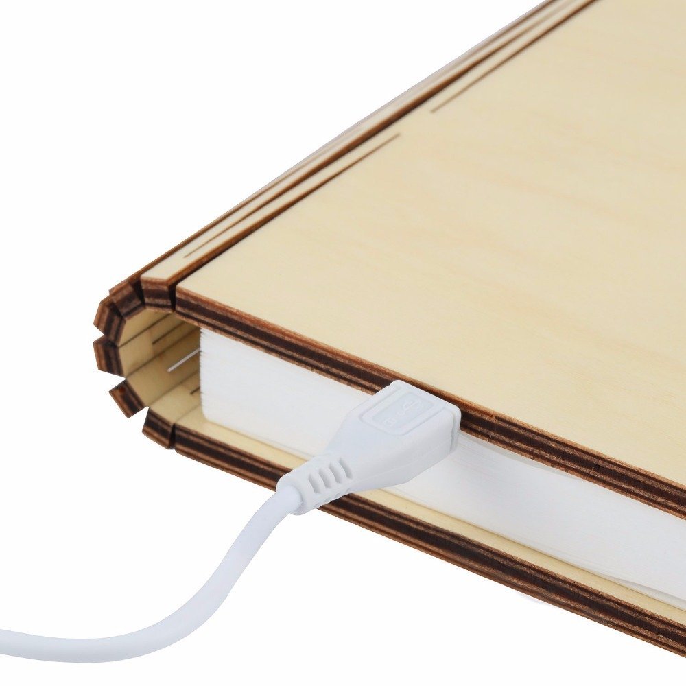Mini Smart Book Light: Maple
