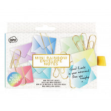 Load image into Gallery viewer, Mini Rainbow Envelope Notes