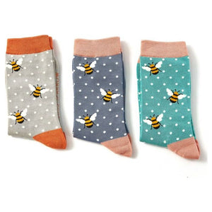 Set of 3 Bamboo Bumble Bees Socks