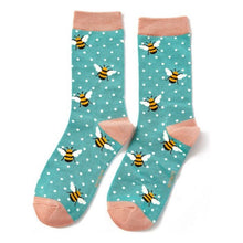 Load image into Gallery viewer, Set of 3 Bamboo Bumble Bees Socks