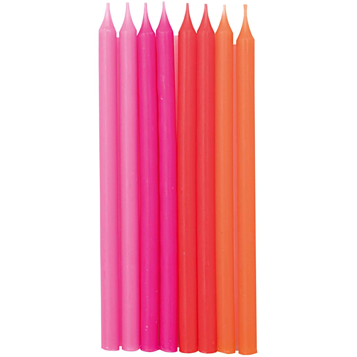 Neon Party Candles