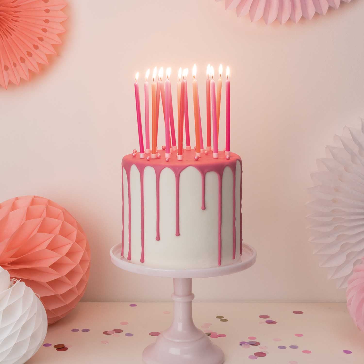 Neon Party Candles
