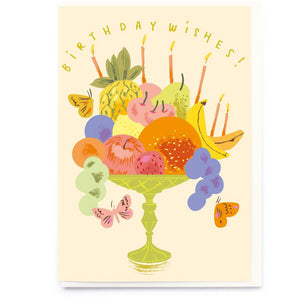 Fruit and Butterflies Card