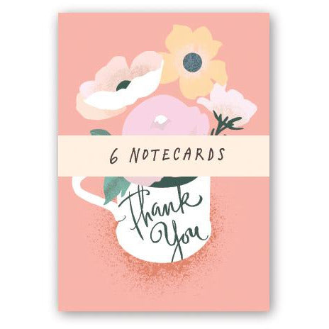 Floral Thank You Note Cards