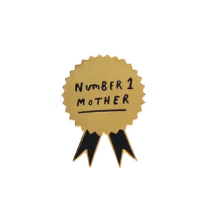 Number One Mother Pin