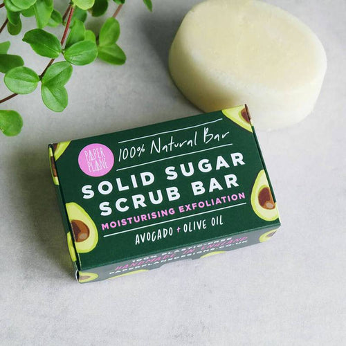 Avocado & Olive Oil Solid Sugar Scrub Bar