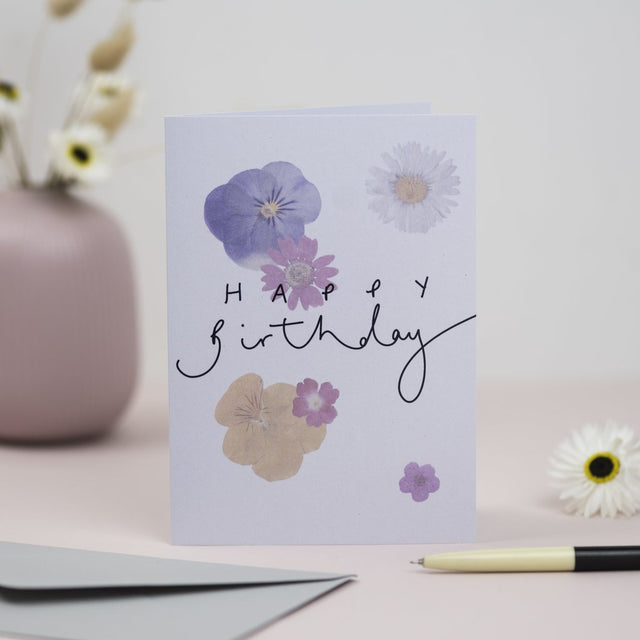 Happy Birthday Floral Card