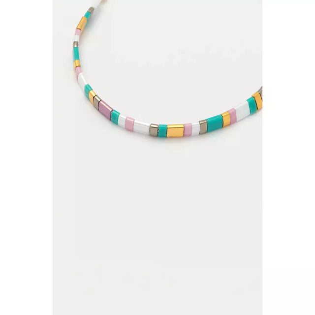 Pastel Tile Beads Slider Bracelet