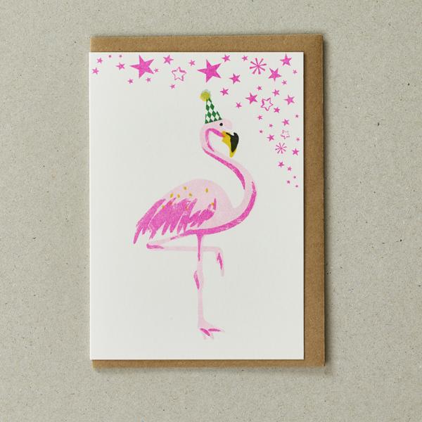 Flamingo Birthday Card