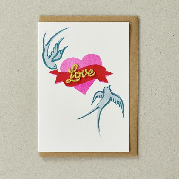 Iron on Love Card