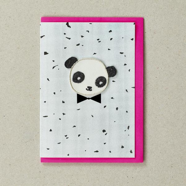 Iron On Panda Card