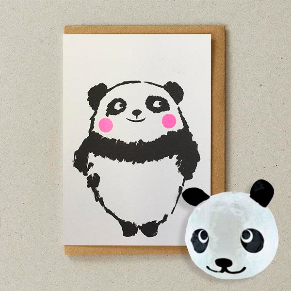 Panda Balloon Card