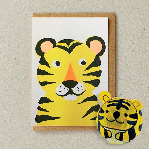 Tiger Balloon Card