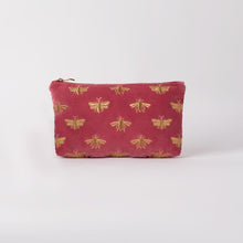Load image into Gallery viewer, Dusky Pink Bee Travel Pouch