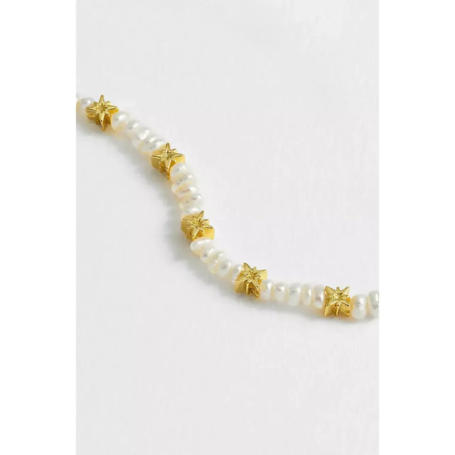 Pearl And Star Slider Bracelet