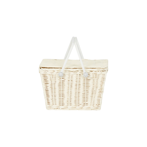 Chalk Piki Rattan Basket