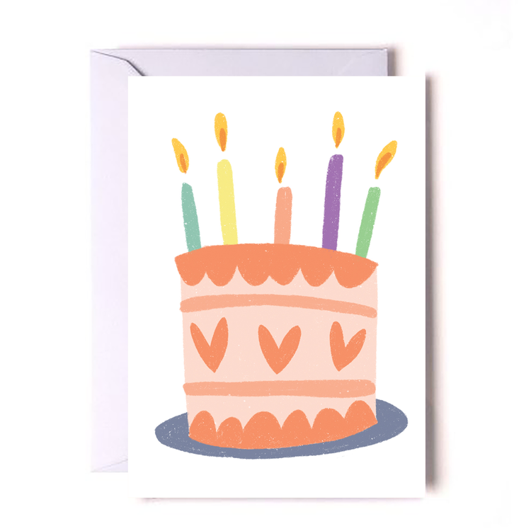 Pink Cake Mini Card