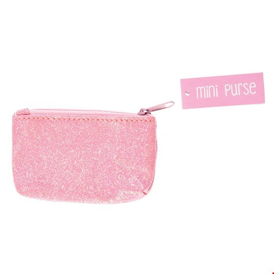 Pink Glitter Mini Purse