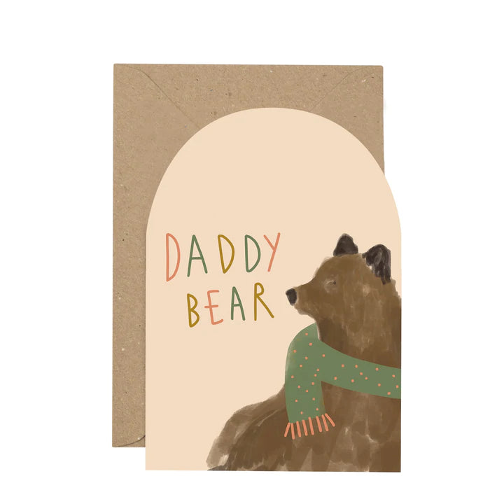 Daddy Bear Curved Card
